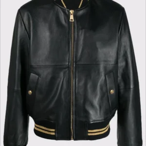 “Gloria” Leather Bomber Jacket Men