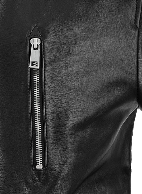 Tom Holland Black Leather Jacket – Gloria Leather