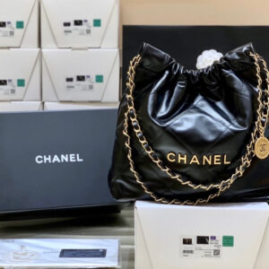 Chanel 22 Large Handbag 37cm Black
