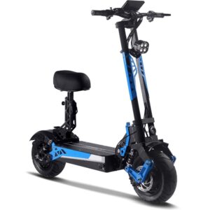 MotoTec Switchblade 60v 4000w Lithium Electric Scooter – Blue