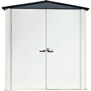 Arrow 6×3 Spacemaker Patio Shed Kit – Gray