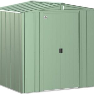 Arrow 6×5 Classic Steel Shed Kit – Sage Green