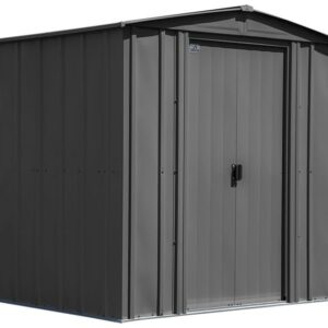 Arrow 6×5 Classic Steel Shed Kit – Charcoal