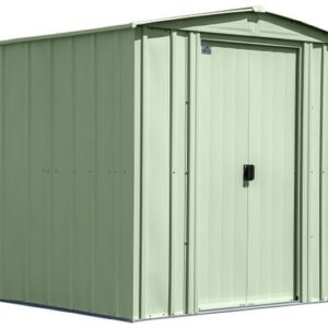 Arrow 6×7 Classic Steel Shed Kit – Sage Green