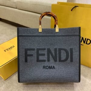 Fendi Tote Bag 40cm Brown