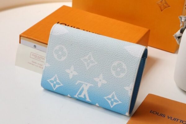 Louis Vuitton Vitorine Wallet 12cm Blue - Image 9