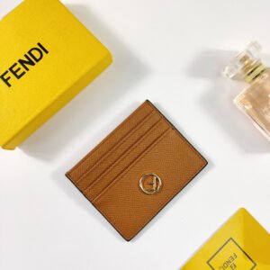 Fendi Card Case 10cm Brown