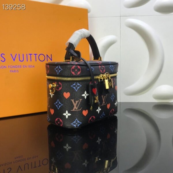 Louis Vuitton Vanity PM Bag 22cm Monogram Canvas Cruise Poker Collection M45163 Black/Multi - Image 3