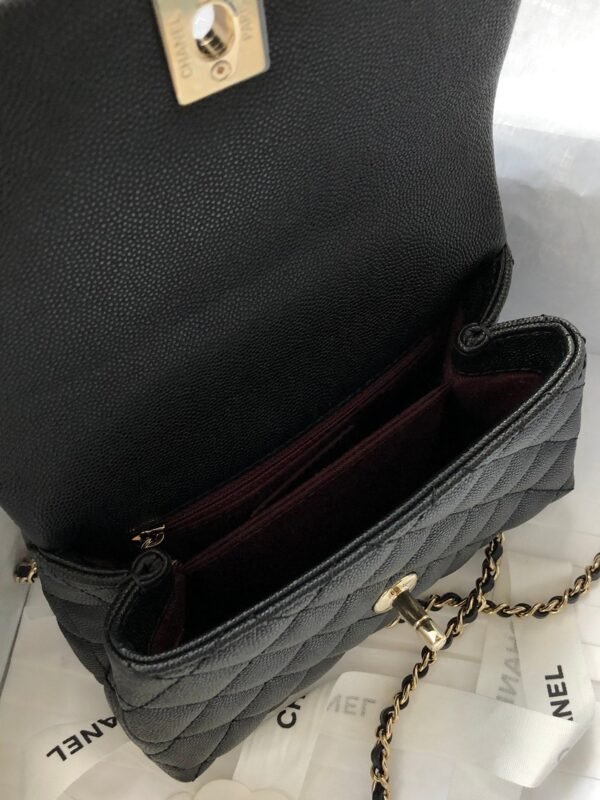 Chanel Classic Mini Flapbag 19cm Black - Image 2