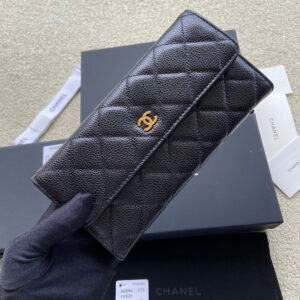 CO-CO Chanel Long Flap Wallet 19cm