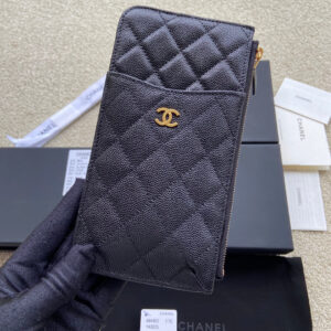 CO-CO Chanel Phone Wallet & Card Holder With Gold Hardware 20cm