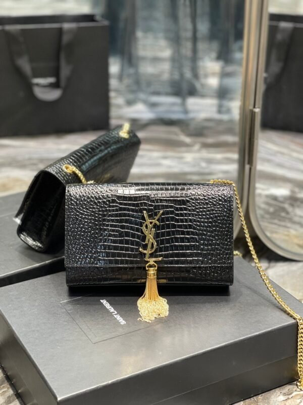 Saint Laurent Kata Medium Chain Bag With Tassel 24cm