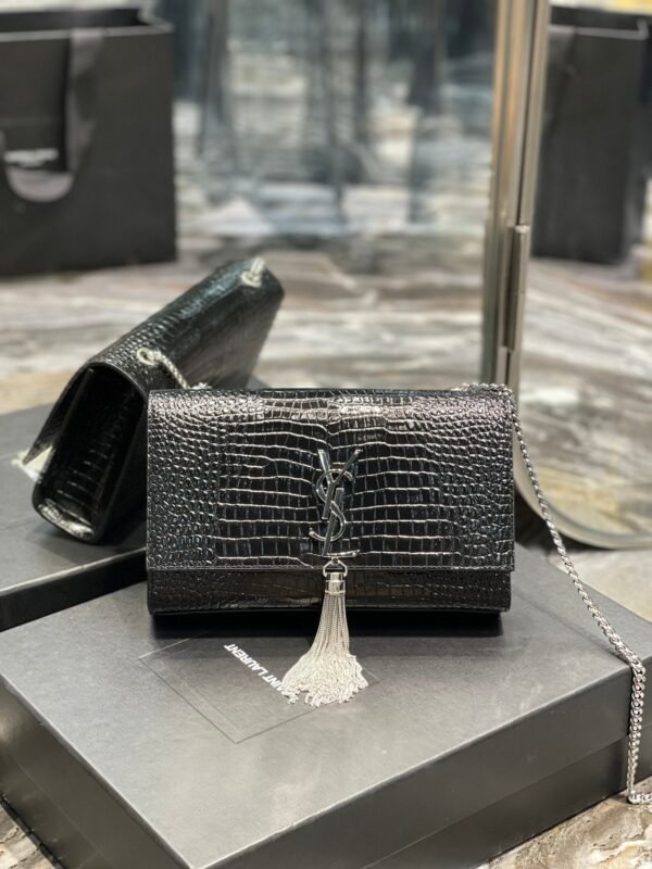 Saint Laurent Kata Medium Chain Bag With Tassel 24cm