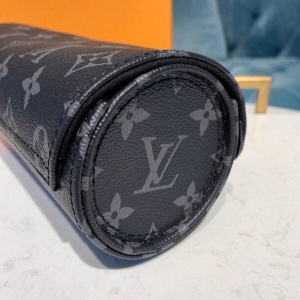 Louis Vuitton 3 Watch Case Monogram Infini Canvas Fall/Winter Collection M47530, Black - Image 3
