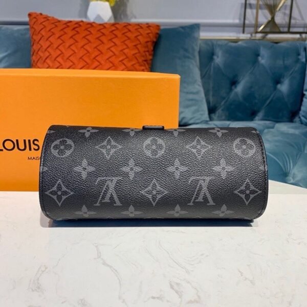 Louis Vuitton 3 Watch Case Monogram Infini Canvas Fall/Winter Collection M47530, Black - Image 9
