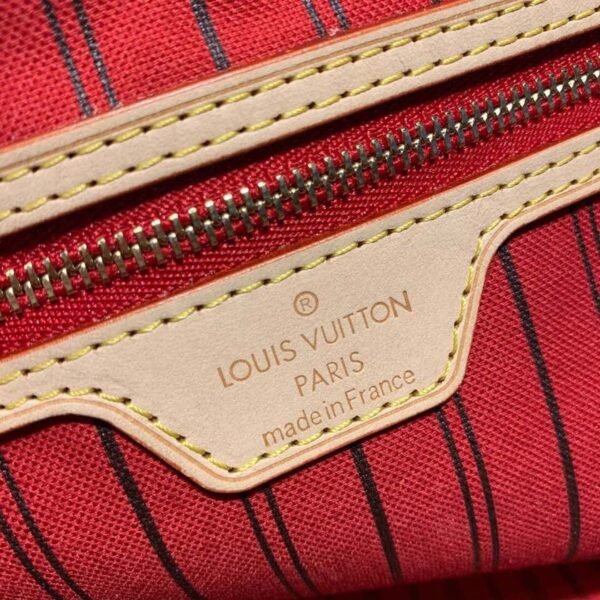 Louis Vuitton Neverfull GM Bag 40cm Monogram Canvas Fall/Winter Collection M40991 40cm Red - Image 9