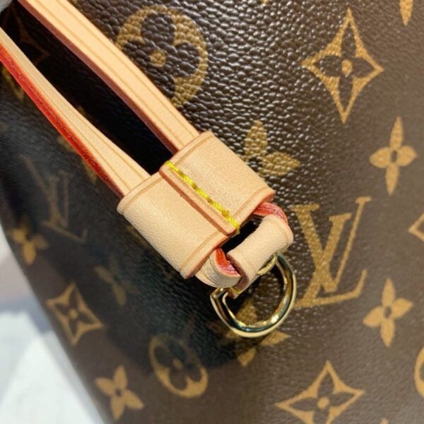 Louis Vuitton Neverfull MM Bag 32cm Monogram Canvas Fall/Winter Collection M41177, Rose Ballerine - Image 10