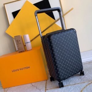 Louis Vuitton Horizon 55 Luggage Trolley Monogram Eclipse Canvas Spring/Summer Collection M23002, Black