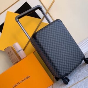 Louis Vuitton Horizon 55 Luggage Trolley Damier Graphite Canvas Spring/Summer Collection N23209, Black