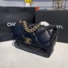 Chanel 19 Flap Bag 30cm Goatskin Leather Fall/Winter Act 1 Collection Black - Image 3