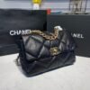 Chanel 19 Flap Bag 30cm Goatskin Leather Fall/Winter Act 1 Collection Black - Image 5