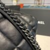 Chanel 19 Flap Bag 30cm Goatskin Leather Fall/Winter Act 1 Collection Black - Image 9