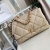 Chanel 19 Flap Bag 36cm Goatskin Leather Fall/Winter Act 1 Collection, Beige