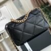 Chanel 19 Flap Bag 30cm Goatskin Leather Fall/Winter Act 1 Collection, Black - Image 3
