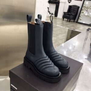 Bottega Veneta Panel Boots Lambskin Leather Fall/Winter 2019 Collection, Black