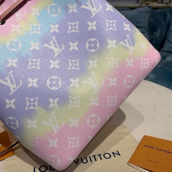 Louis Vuitton Tie Dye Escale N?oNo? Bucket Bag 25cm Monogram Canvas Spring/Summer Collection M45124, Pastel Pink - Image 6