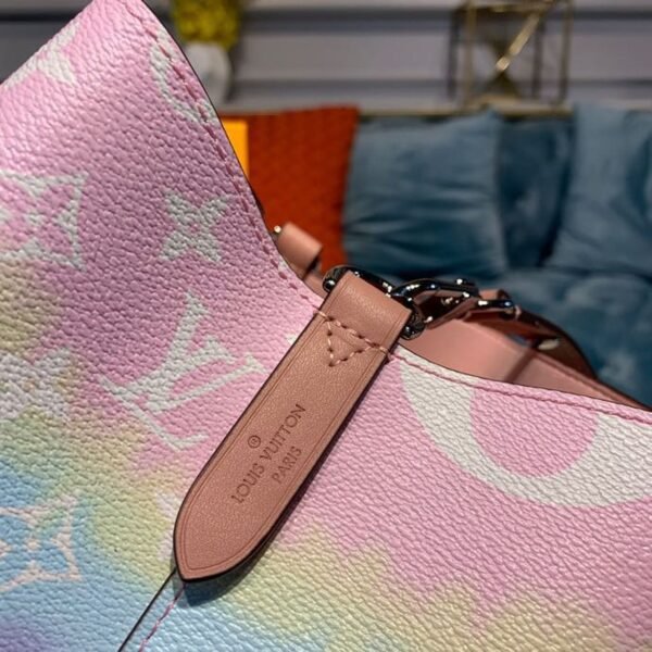 Louis Vuitton Tie Dye Escale N?oNo? Bucket Bag 25cm Monogram Canvas Spring/Summer Collection M45124, Pastel Pink - Image 10