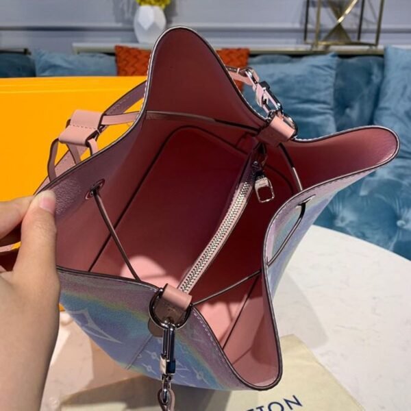 Louis Vuitton Tie Dye Escale N?oNo? Bucket Bag 25cm Monogram Canvas Spring/Summer Collection M45124, Pastel Pink - Image 7