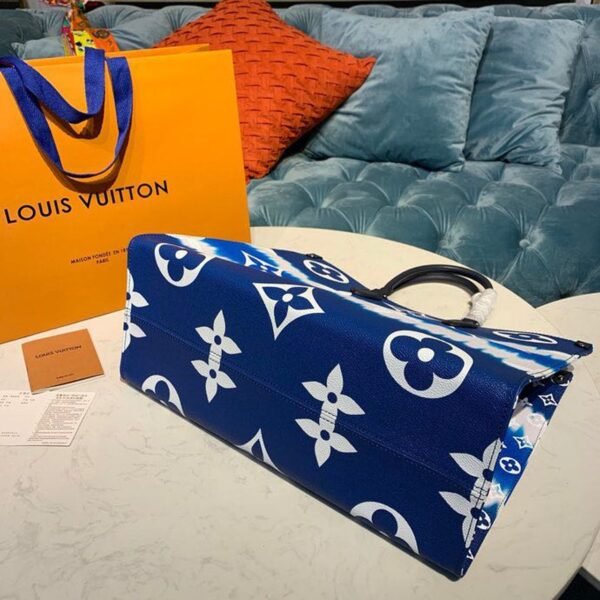 Louis Vuitton Tie Dye Escale OnTheGo Bag 40cm Monogram Canvas Spring/Summer Collection M45121, Blue - Image 6