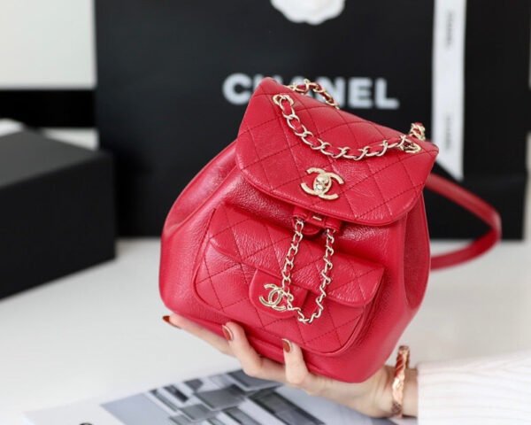 Chanel Backpack 18cm Red - Image 9