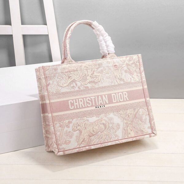 Christian Dior Pink Handle Bag 37cm - Image 2