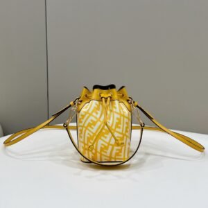 Fendi Vertigo Bucket Bag 18cm Yellow