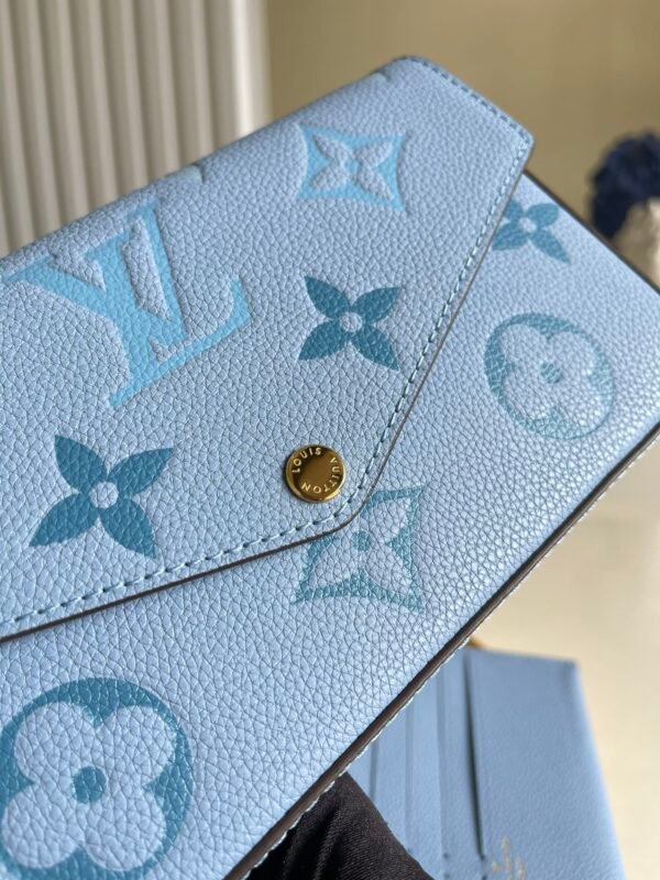 Louis Vuitton Vitorine Wallet 21cm Blue - Image 9