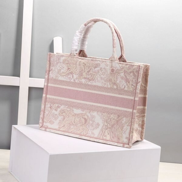 Christian Dior Pink Handle Bag 37cm - Image 3