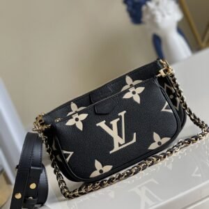 Louis Vuitton Hand Bag 24cm Black