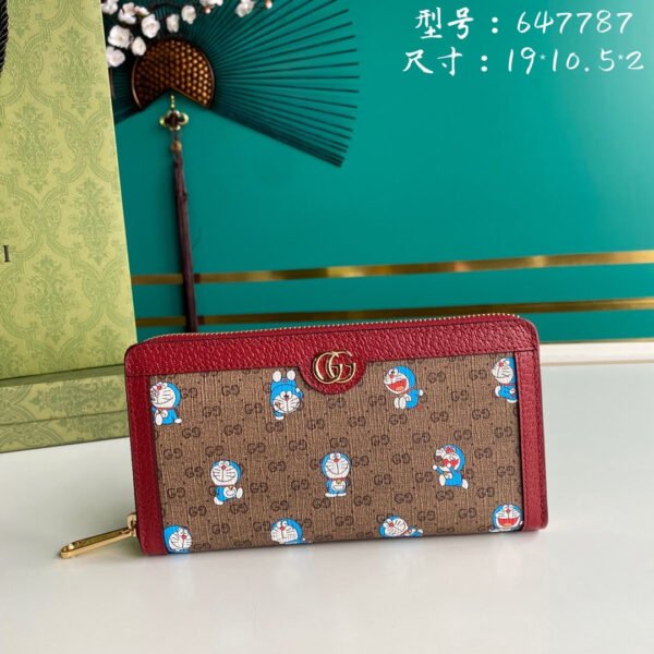 Doraemon x Gucci Zip Around Wallet 19cm