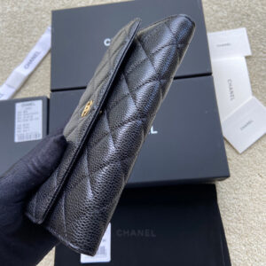 CO-CO Chanel Long Flap Wallet 19cm