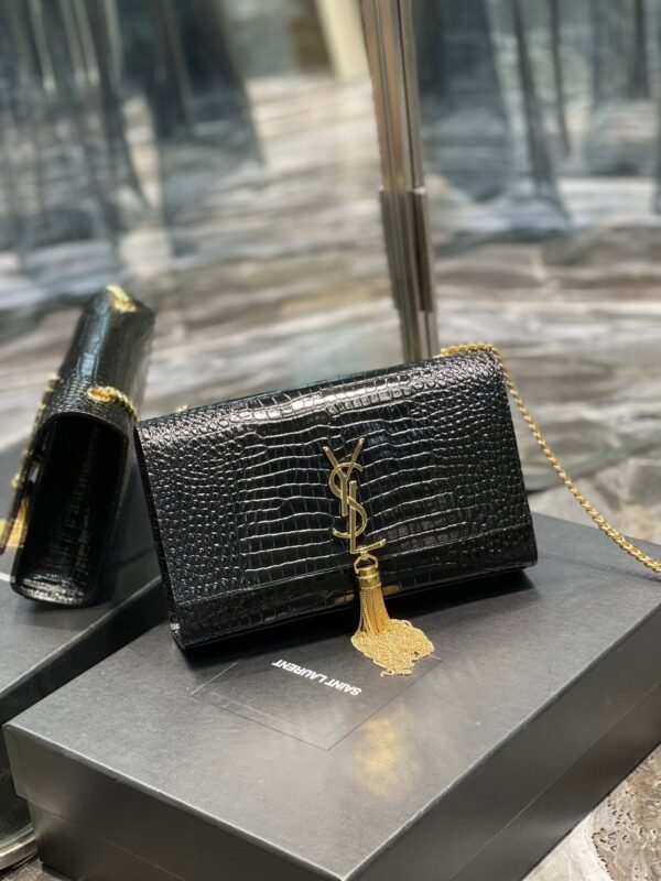 Saint Laurent Kata Medium Chain Bag With Tassel 24cm - Image 2