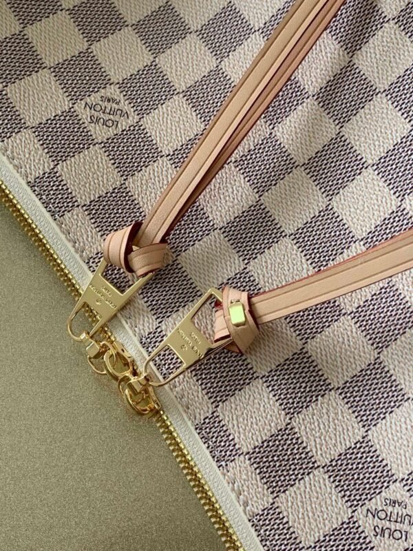 Louis Vuitton Beaubourg Woven Handle Tote Bag 32cm Damier Azur Canvas Spring/Summer Collection M40343 - Image 5