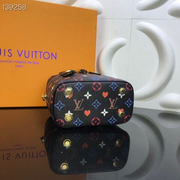 Louis Vuitton Vanity PM Bag 22cm Monogram Canvas Cruise Poker Collection M45163 Black/Multi - Image 4