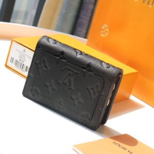 Louis Vuitton Clutch Wallet 12cm Black