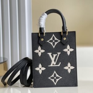 Louis Vuitton Monogram Empreinte Bag 14cm Black