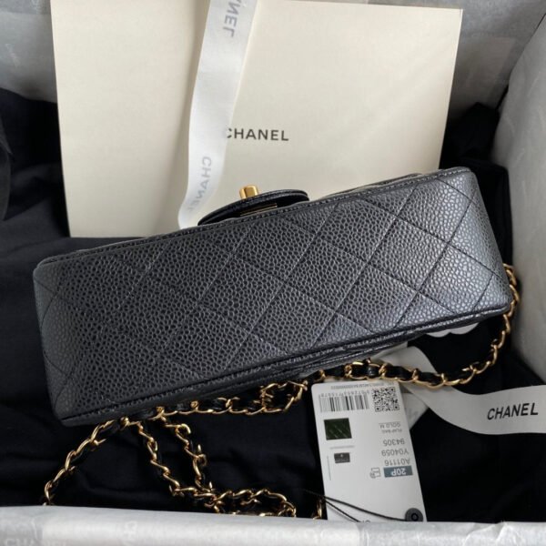 Chanel Mini Classic Flapbag 20cm Black - Image 5