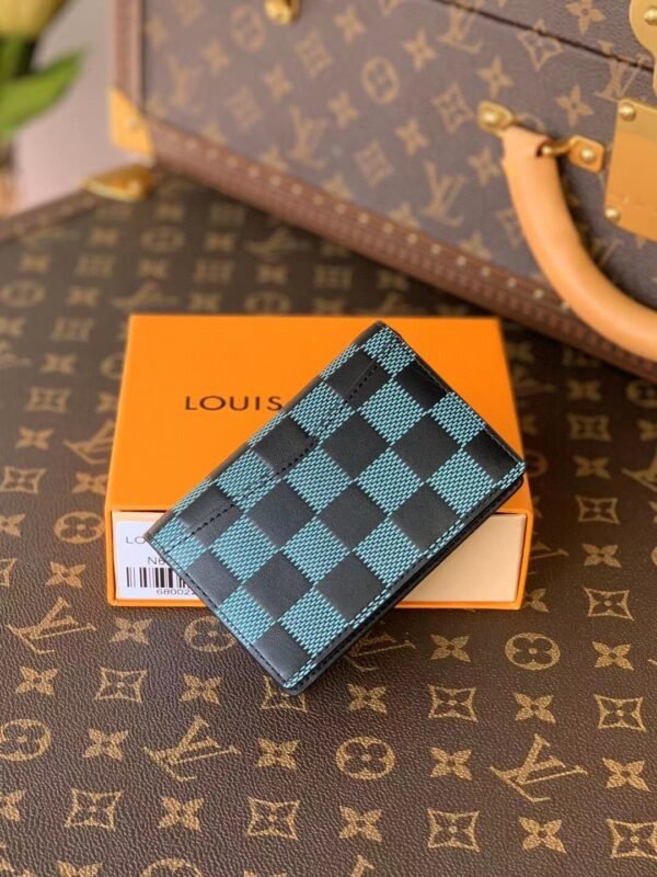 Louis Vuitton Damier Wallet 8cm Green