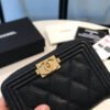 CO-CO Chanel Pocket Wallet With Gold Hardware 12cm - Image 3