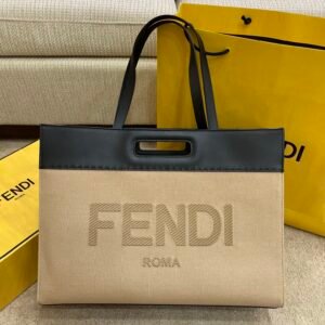 Fendi Cabas Toile 46cm